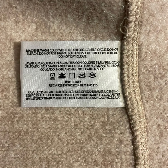 Eddie Bauer MENS XXL HEAVY PULLOVER LONGSleeve Faux Turtleneck with Zip closure - Picture 10 of 15